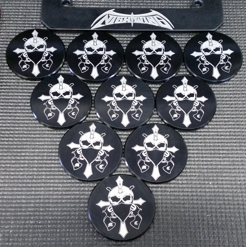 Custom badges for motorcycle